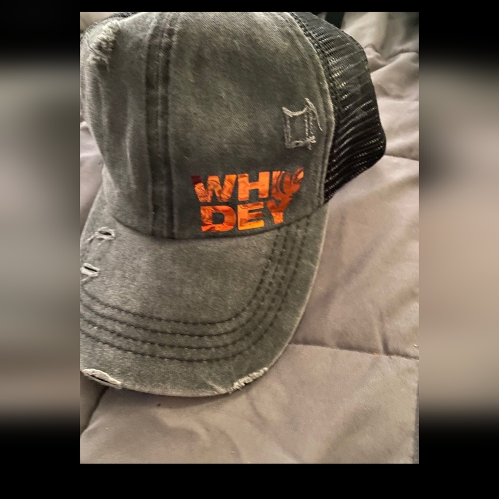 Bengals hat criss cross 4 ponytail